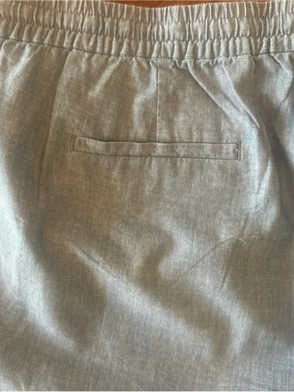 J.Crew Seaside Chambray Drawstring/ Pull-on Women’s XXL Blue Shirts NEW